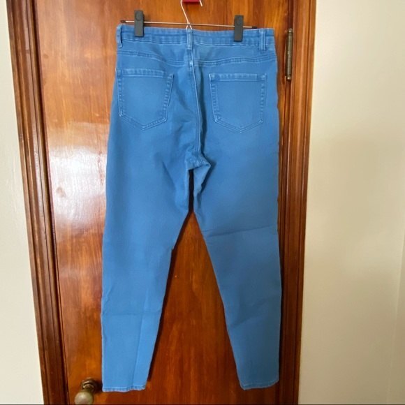 Forever 21 Denim Jeans Blue High Rise Light Wash Classic Skinny Size 29 Stretch - Picture 6 of 7